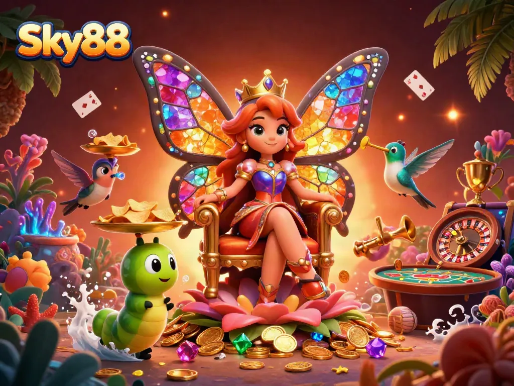 Experience thrilling action at Sky88, where a vibrant casino fantasy bursts with excitement and winning opportunities.