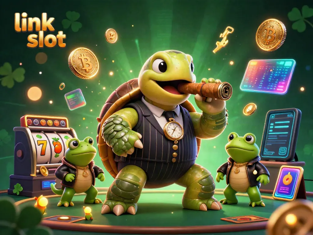 Experience wins at link slot with lucky 7s, slots, and charismatic characters celebrating jackpots.